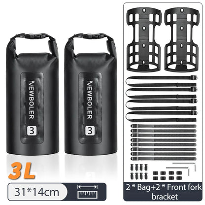 Portable Waterproof Bike Fork Bags 3L Portable Bike Bags Electric Scooter Bags Bicycle Front Bags Bicycle Fork Bags
