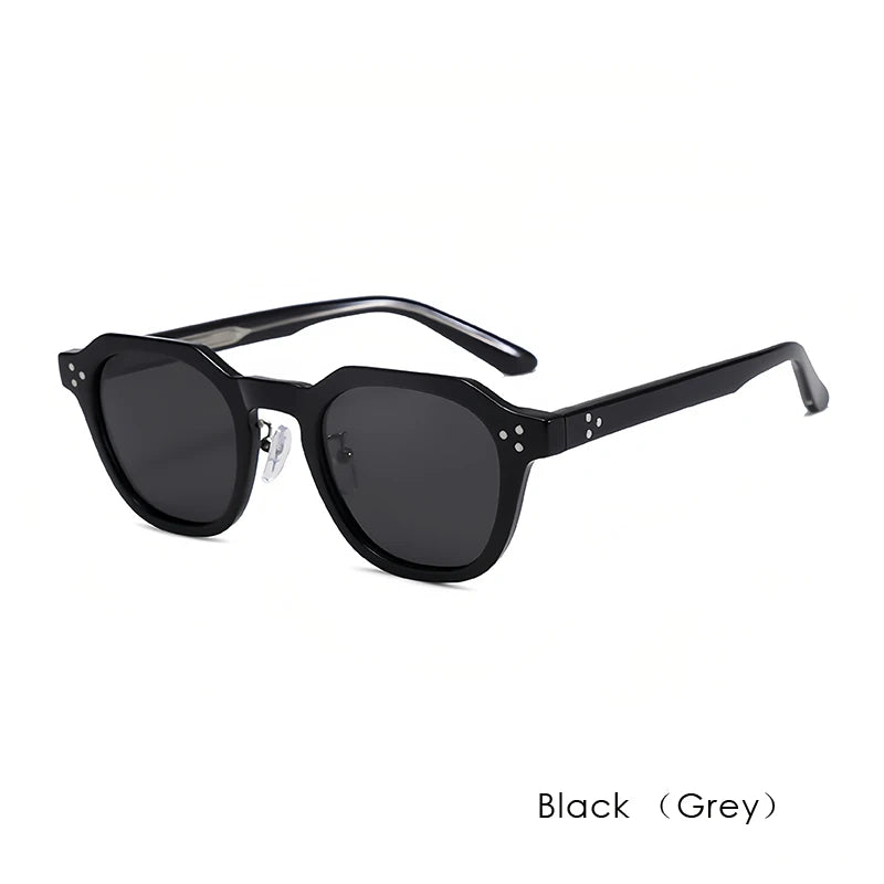 High-Quality Rivet Classic Sunglasses Men Women Brand Design Eye Sun Glasses Men Fashion Sunglasses UV400 Travel Driving