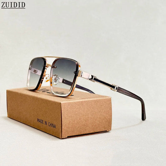 New Sunglasses for Men Luxury Fashion Glasses Sunscreen Square Sunglasses Women Trendy Vintage Gafas De Sol Hombre Zonnebril Su