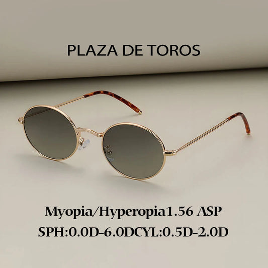 New 2025 Vintage Polarized Sunglasses Men Oval Retro UV400 Sun Glasses High Quality Alloy Eyewear Driving Fishing Sunglass