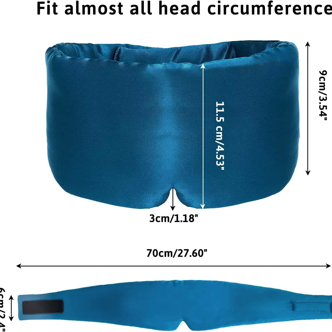 Mulberry Silk Sleeping Mask Eyepatch Blocking Light Eyemask Eyeshade Soft Padded Slaapmasker Travel Sleeping Aid for Sleep Patch