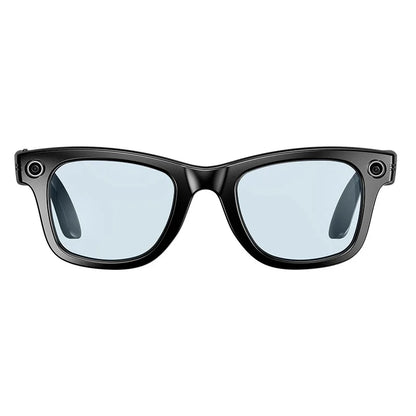 AI Smart Goggles TR Material Black 8MP Camera Bluetooth Phone Music Photochromatic