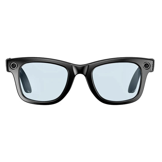 AI Smart Goggles TR Material Black 8MP Camera Bluetooth Phone Music Photochromatic
