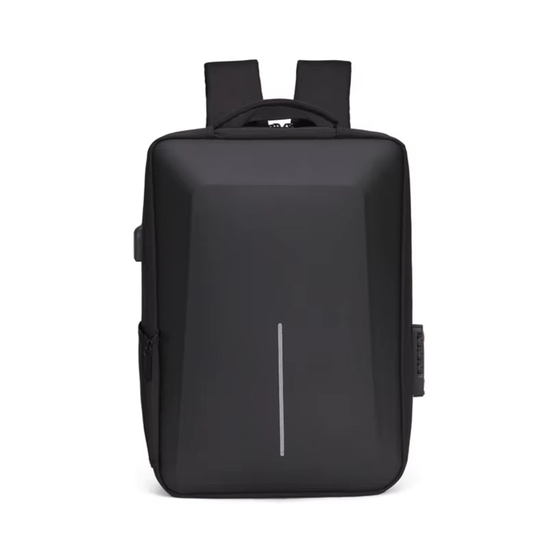 Men'S Casual Hard Shell Backpack Anti-Theft Backpack High Capacity Travel USB Charging Bag Fasion Business Computer Bag for Male