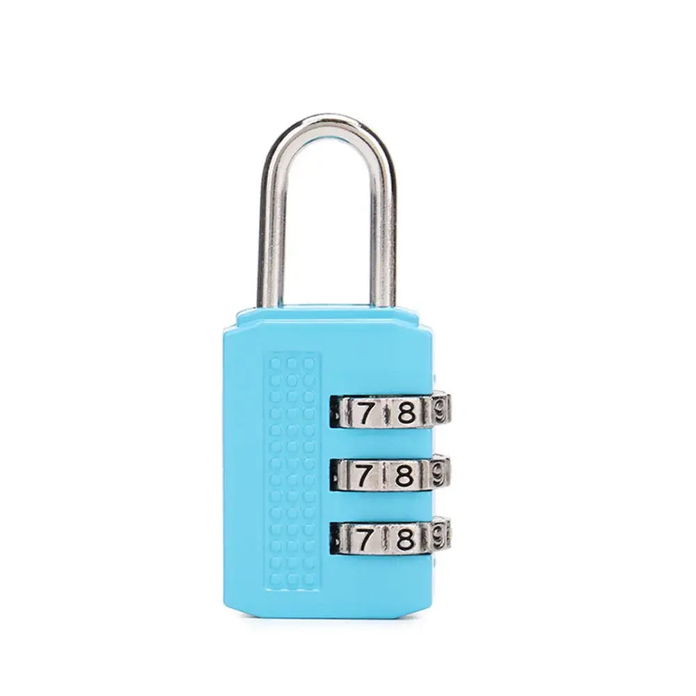 3 Dial Digit Password Lock Combination Suitcase Luggage Metal Code Password Locks Padlock Travel Safe Anti-Theft Cijfersloten