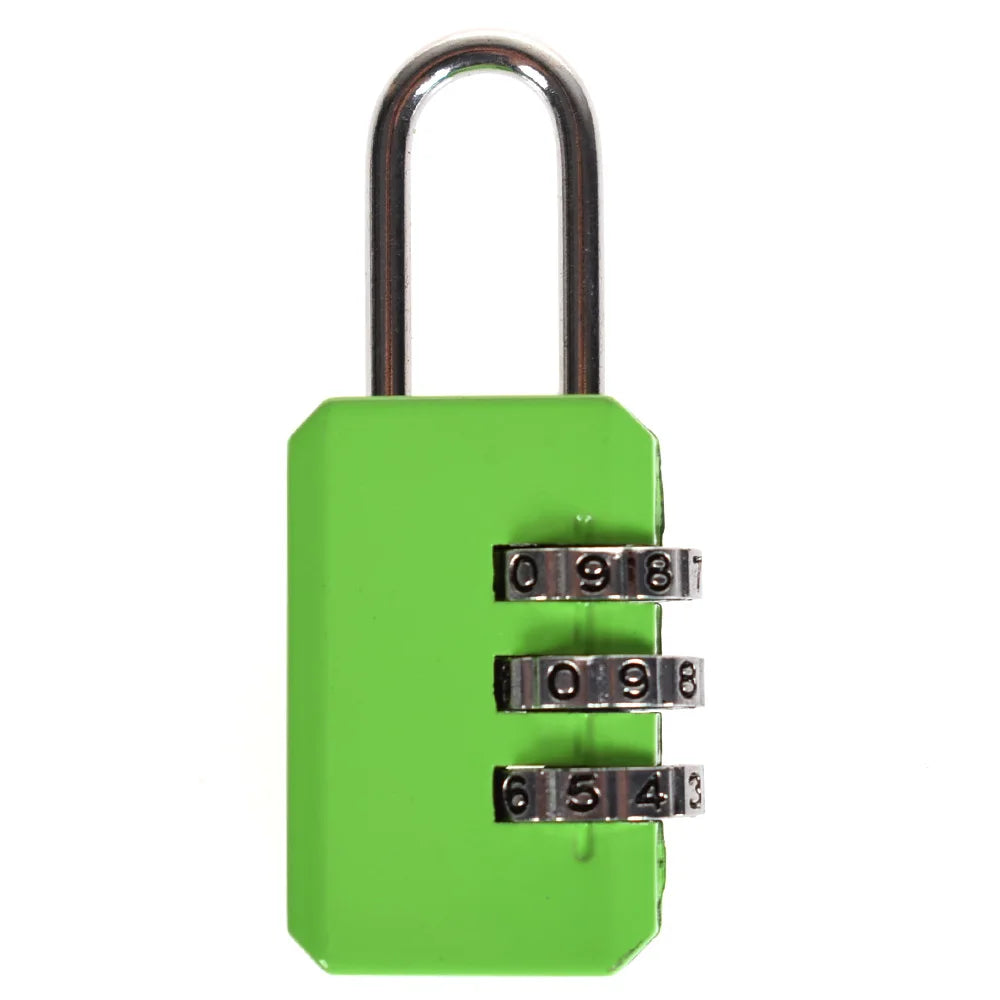3 Dial Digit Password Lock Combination Suitcase Luggage Metal Code Password Locks Padlock Travel Safe Anti-Theft Cijfersloten