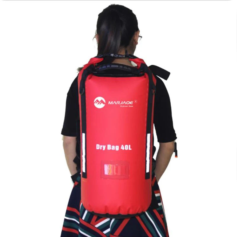 MARJAQE 40L Swimming Waterproof Bag Professional Outdoor Camping Dry Bag Buoy Mochila Trekking Storage Water Proof Backpack 2020