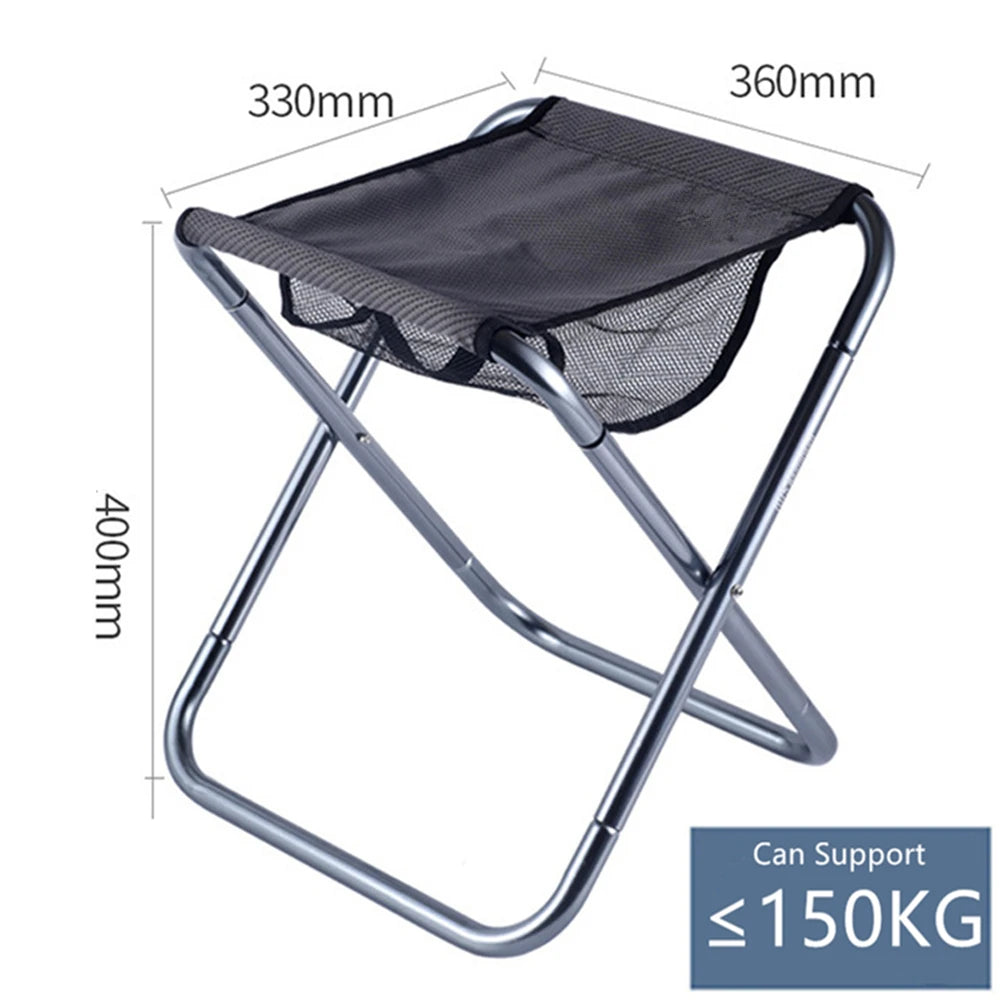 Outdoor Fishing Folding Stool Portable Lightweight Outdoor Fishing Camping Picnic Backyard Folding Chair Portable Camping Chair