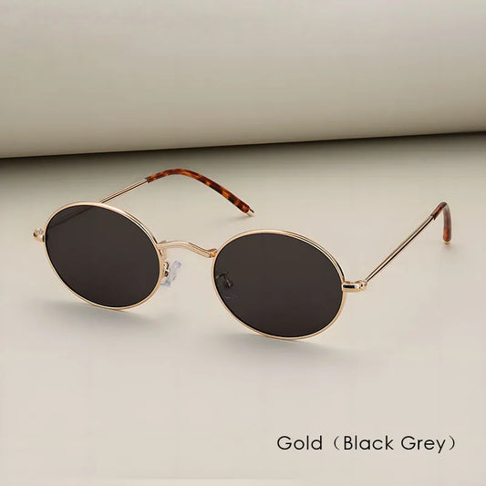 New 2025 Vintage Polarized Sunglasses Men Oval Retro UV400 Sun Glasses High Quality Alloy Eyewear Driving Fishing Sunglass