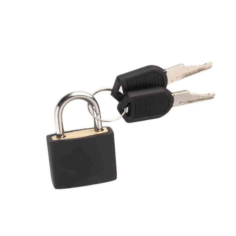 23MM Coloured Small Mini Suitcase Padlock Cabinet Door Bookbag Home Ornament Luggage Lock Dormitory Appliances Travel Supplies