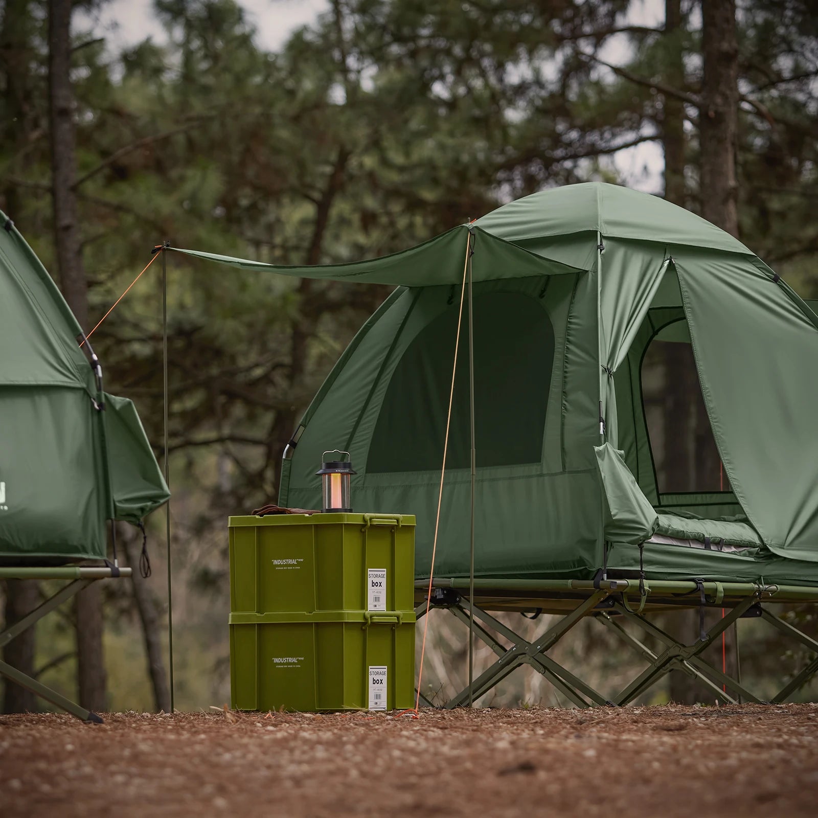 OGS32-L 4In1 Tent with Camping Bed Sleeping Bag Air Mattress and Accessories Camping Tent 2 People Camp Bed