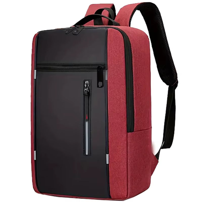 Fashion Business Laptop Backpack Large Capacity Shockproof Computer Bag Casual Office Travel Shoulder Bag for Work