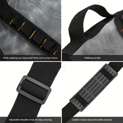 Large Capacity Mesh Duffel Bag, Breathable Swimming Gym Bag,Beach Mesh Dive Bag, Perfect for Beach and Water Sports