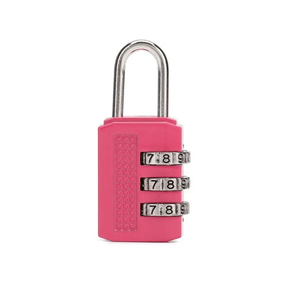 3 Dial Digit Password Lock Combination Suitcase Luggage Metal Code Password Locks Padlock Travel Safe Anti-Theft Cijfersloten