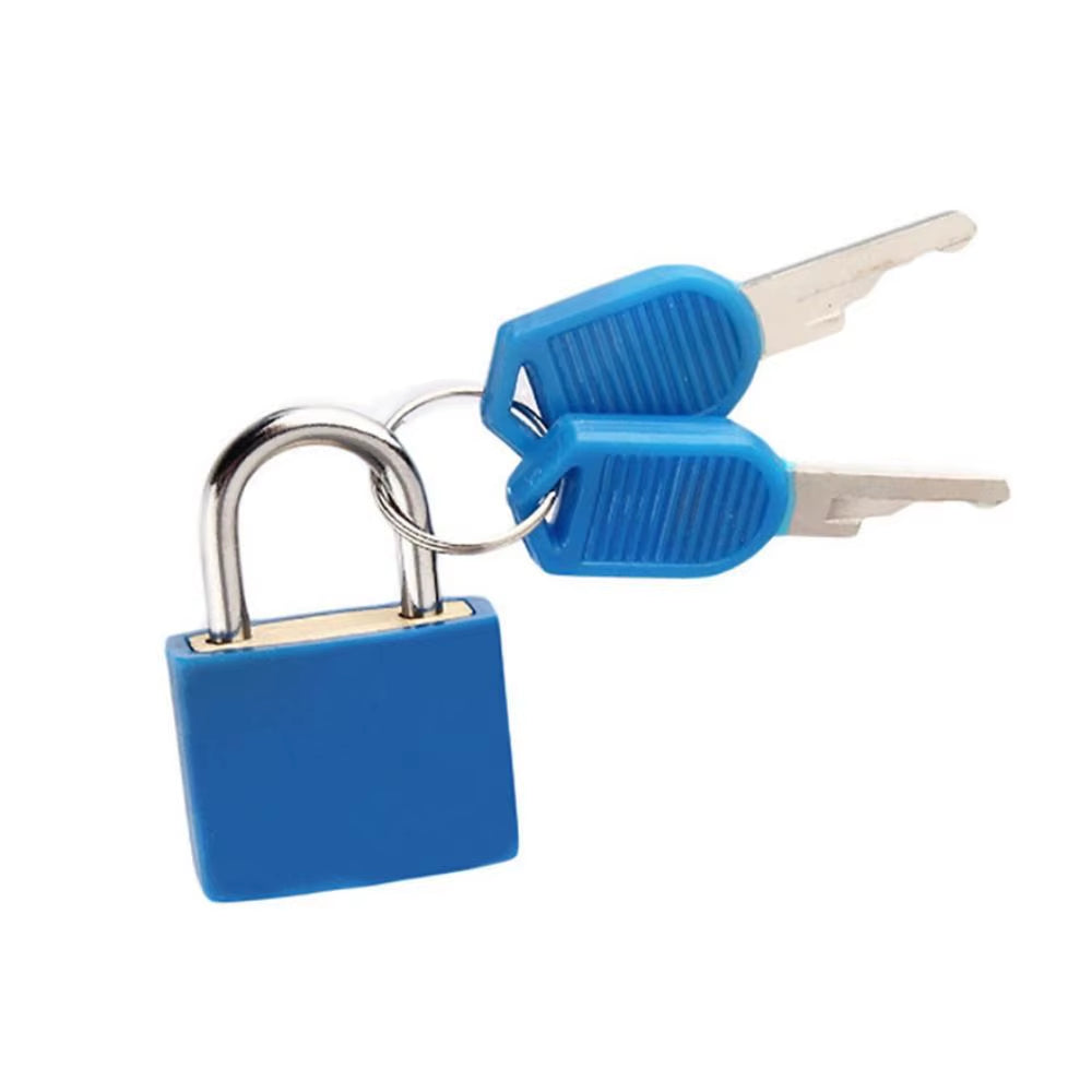 23MM Coloured Small Mini Suitcase Padlock Cabinet Door Bookbag Home Ornament Luggage Lock Dormitory Appliances Travel Supplies