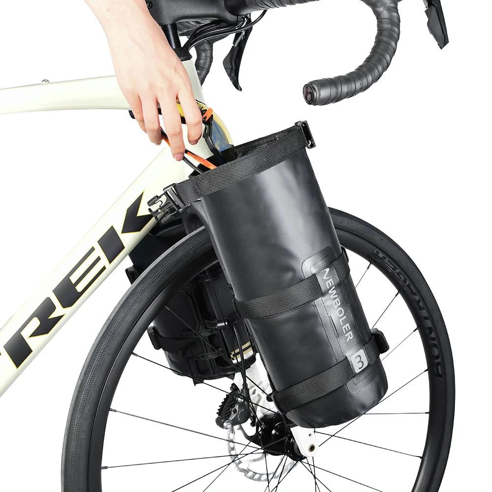 Portable Waterproof Bike Fork Bags 3L Portable Bike Bags Electric Scooter Bags Bicycle Front Bags Bicycle Fork Bags