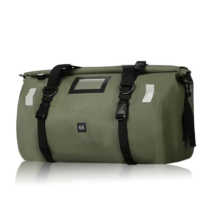 Motorcycle Dry Bag Waterproof Reflective Tail Duffle Bag Skiing Travel Hiking Camping Boating Riding Fishing Outdoor Luggage