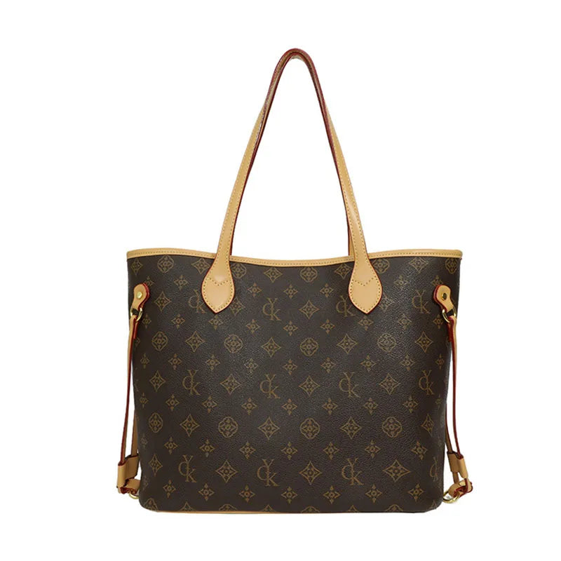 Fashionable Women'S Bags, Printed Tote Bags, High-End Versatile Handbags, Portable Shoulder Bags, Large-Capacity Casual Bags, Commuting and Shopping Bags