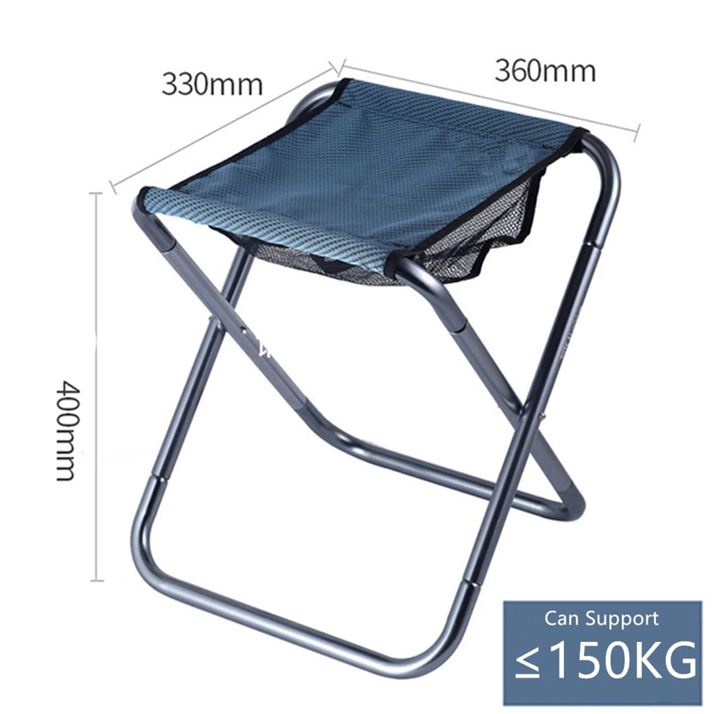 Outdoor Fishing Folding Stool Portable Lightweight Outdoor Fishing Camping Picnic Backyard Folding Chair Portable Camping Chair