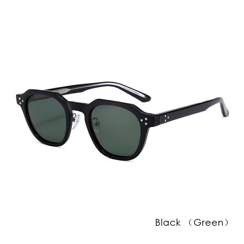 High-Quality Rivet Classic Sunglasses Men Women Brand Design Eye Sun Glasses Men Fashion Sunglasses UV400 Travel Driving