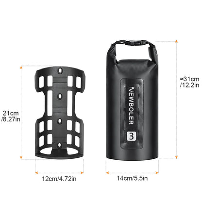 Portable Waterproof Bike Fork Bags 3L Portable Bike Bags Electric Scooter Bags Bicycle Front Bags Bicycle Fork Bags