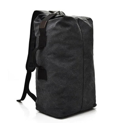 Outdoor Travel Bag Backpack Fashion Large Capacity Rucksack Man Light Weight Male Luggage Canvas Bucket Shoulder Bags for Men