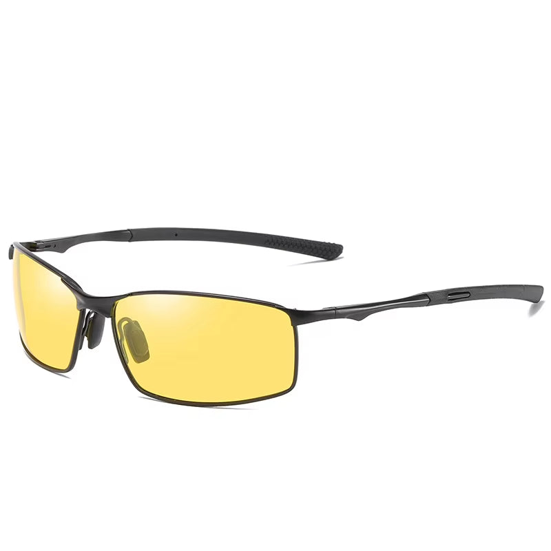 New Sunglasses Polarized Men Driving Glasses Color Night-Vision Goggles Cycling Road Kask Bicchieri Men Shades Cascos Pesca T336