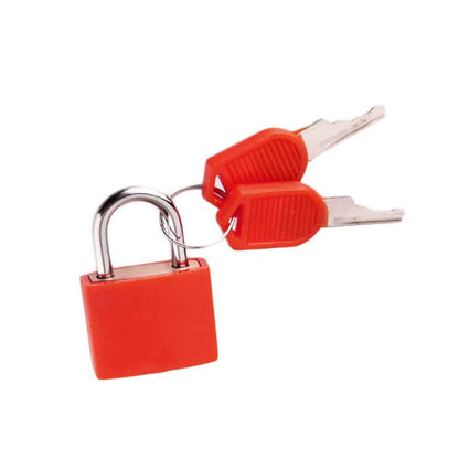 23MM Coloured Small Mini Suitcase Padlock Cabinet Door Bookbag Home Ornament Luggage Lock Dormitory Appliances Travel Supplies